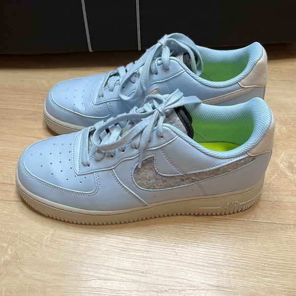 Nike Air Force 1 07 SE Special Edition Low Recycled Wool Women's, SIZE 8 1/2 - Picture 4 of 9